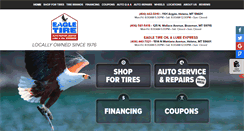 Desktop Screenshot of eagletireonline.com